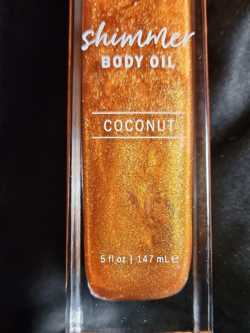 Coconut Shimmer Body Oil — Radiant Gold